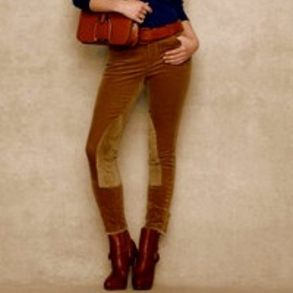 Ralph Lauren Blue Label Pants - RALPH LAUREN BLUE LABEL STRETCH CORDUROY RIDING BREECHES EQUESTRIAN PANTS sz 10